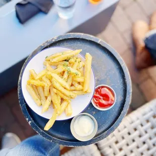 Duck fat fries