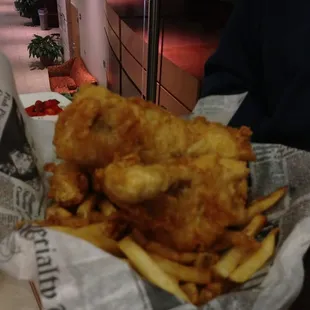 Fish fry. Big fish.
