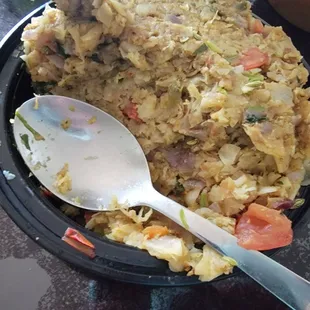 Vegetable Kothu Parotta