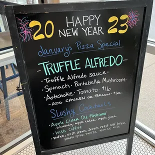 Specials for Jan 2023