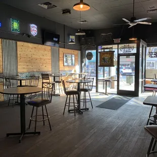 Inside sports bar area