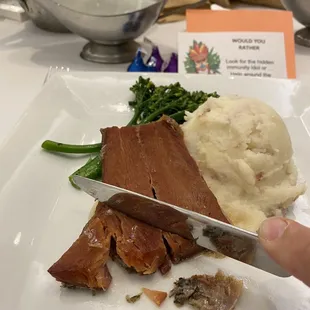 Salmon was like jerky and un editable.