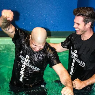 Baptism at V1: being raised to new life with Christ!