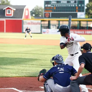 Rawhide batter zeroing in on that ball!
