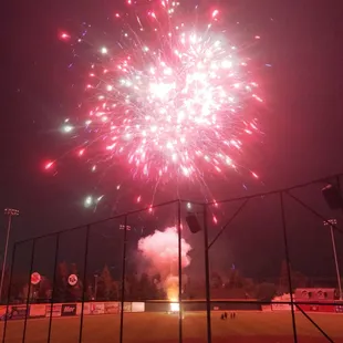 Fireworks on 8/3/18