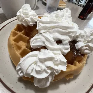 Apple Cinnamon Apple waffle