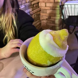Lemon sorbet
