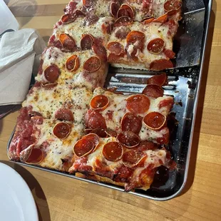 Deep dish Pepperoni Pizza