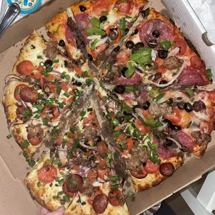 8 completely uneven slices