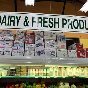 dairy and fresh produce