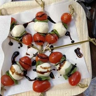 Caprese skewers