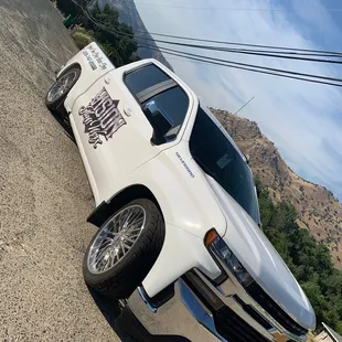 There nice work truck