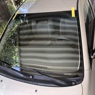 There's a reflection on the windshield, but it looks amazing! Brand new windshield