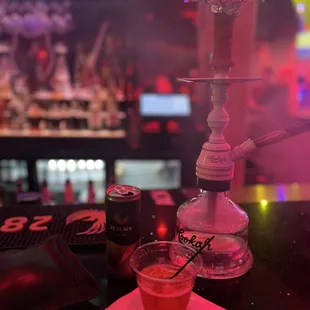 Hookah and cocktail