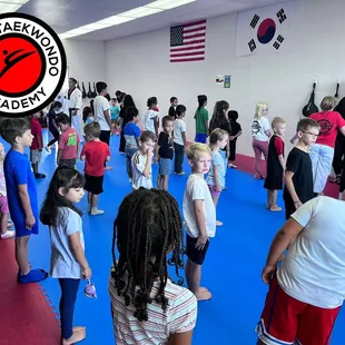 Pizza Party with the students and their friends!