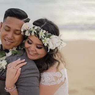 Our wedding photo from the video lol(: