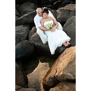 Rock shots on the beach