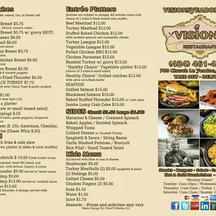 Our menu