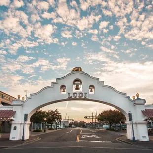 Downtown Lodi, California Mission Arch