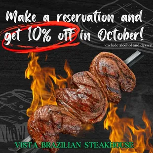Don't miss out our promotion for OCTOBER!