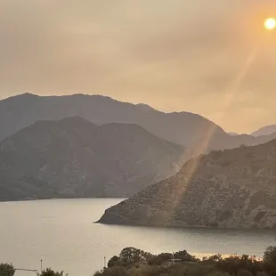 Almost sunset @ Pyramid Lake Visitor Center.