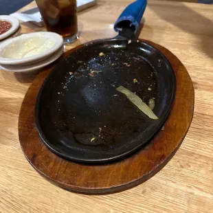 My empty plate cause the food was delicious