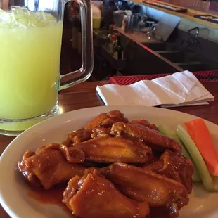 Best Chicken Wings and Margaritas at the lake!