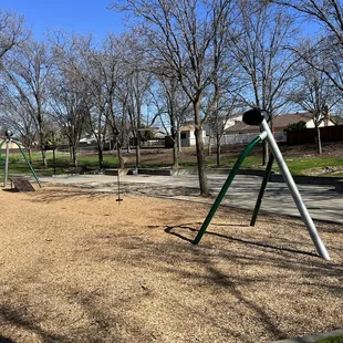The park has this kid sized zip line.
