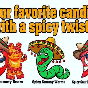 Gummy Bears-Your Favorite Candy with a Spicy Twist!