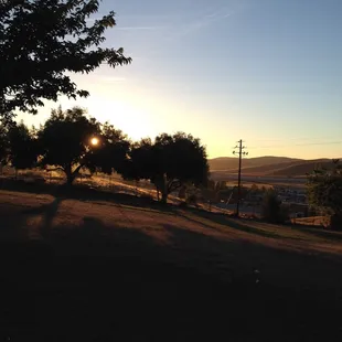 Sunset at the Dog Park.
