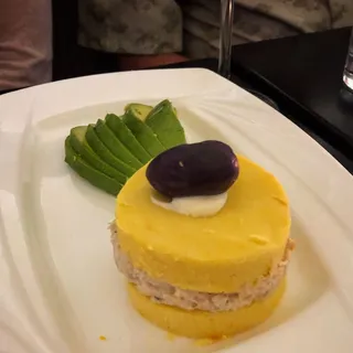 Causa Con Pulpa de Cangrejo