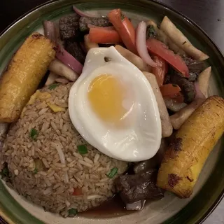 Risotto Con Lomo Saltado