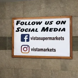 Follow us on Social Media