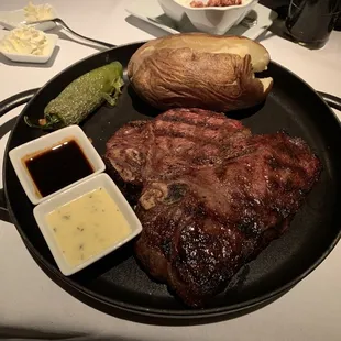 This is their porterhouse... Delicious!