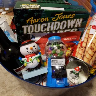 a bucket full of items