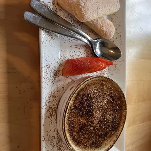 Tiramisu crème brûlée