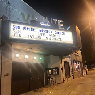 outside