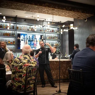Chef Joel inside Vita Bella Wine Bar