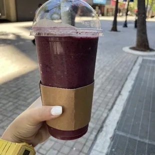 Açaí berry smoothie