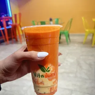 16oz Carrot Saffron Ice Cream  Instagram: @hungrytamale