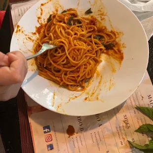 Spaghetti W tomatoe