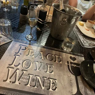 people sitting at a restaurant table