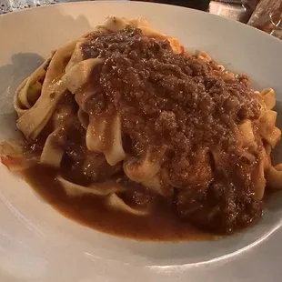 Fettuccine Bolognese