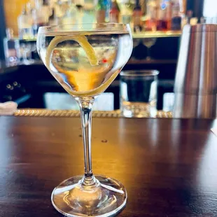 Fantastic Vesper martini.  It tasted as great as it looks!