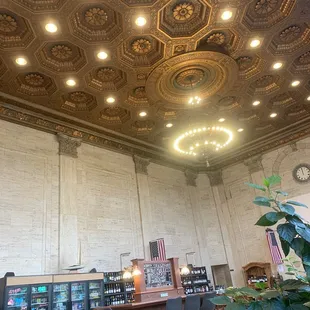 There's a full bar and menu and also a little grocery store with fun snacks and drinks you can buy!