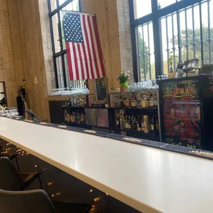 Full bar where you can have their famous lavender lemonade!