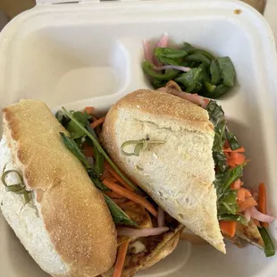 Tofu Banh Mi Sandwich (amazing)