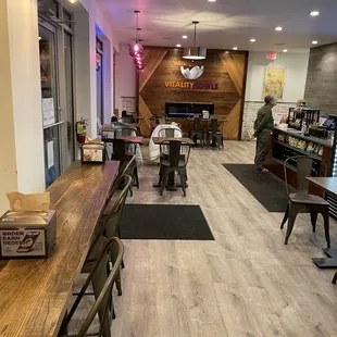 Interior of Vitality Bowls