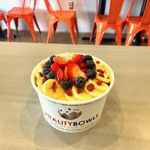 Vitality Bowl with Blueberries