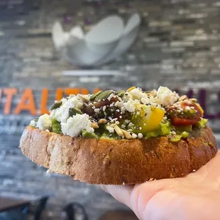 Our super-seed Avocado Toast!
